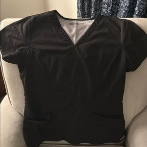 Black greys anatomy scrub Top
